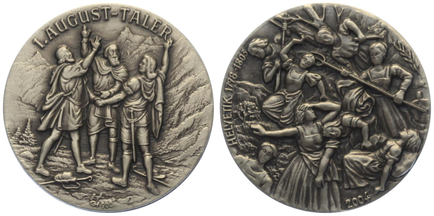 1. August-Taler 2004 - Helvetische Republik 1798-1803
